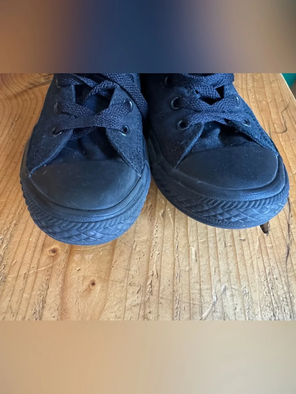 Converse Kids Size 3 All Star High Top Sneakers - Black
